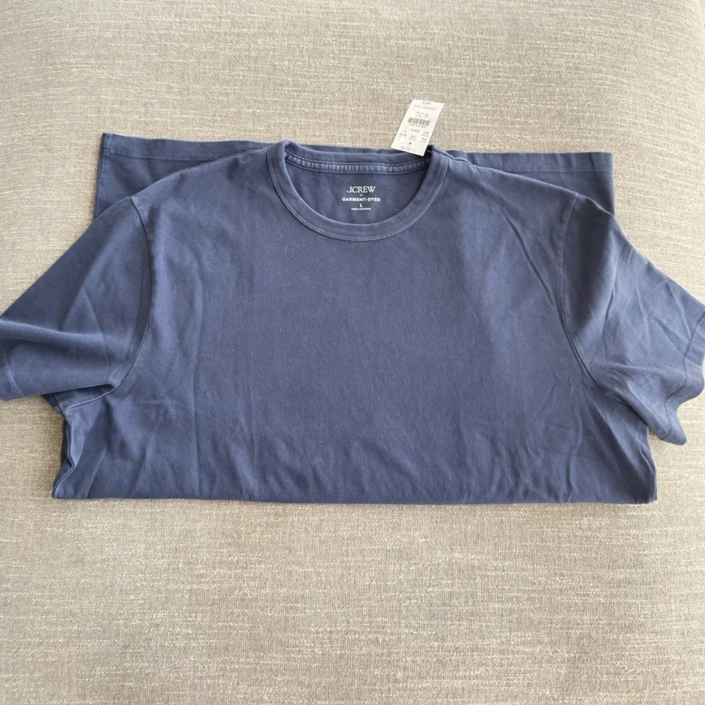 J. Crew Men's Navy Short Sleeve Tee